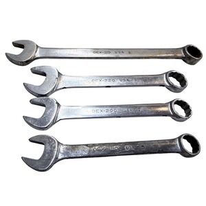 Snap-on Combination Wrench Set 4pc OEX-20 OEX-220 OEX-200 OEX-180 USA SAE Tools